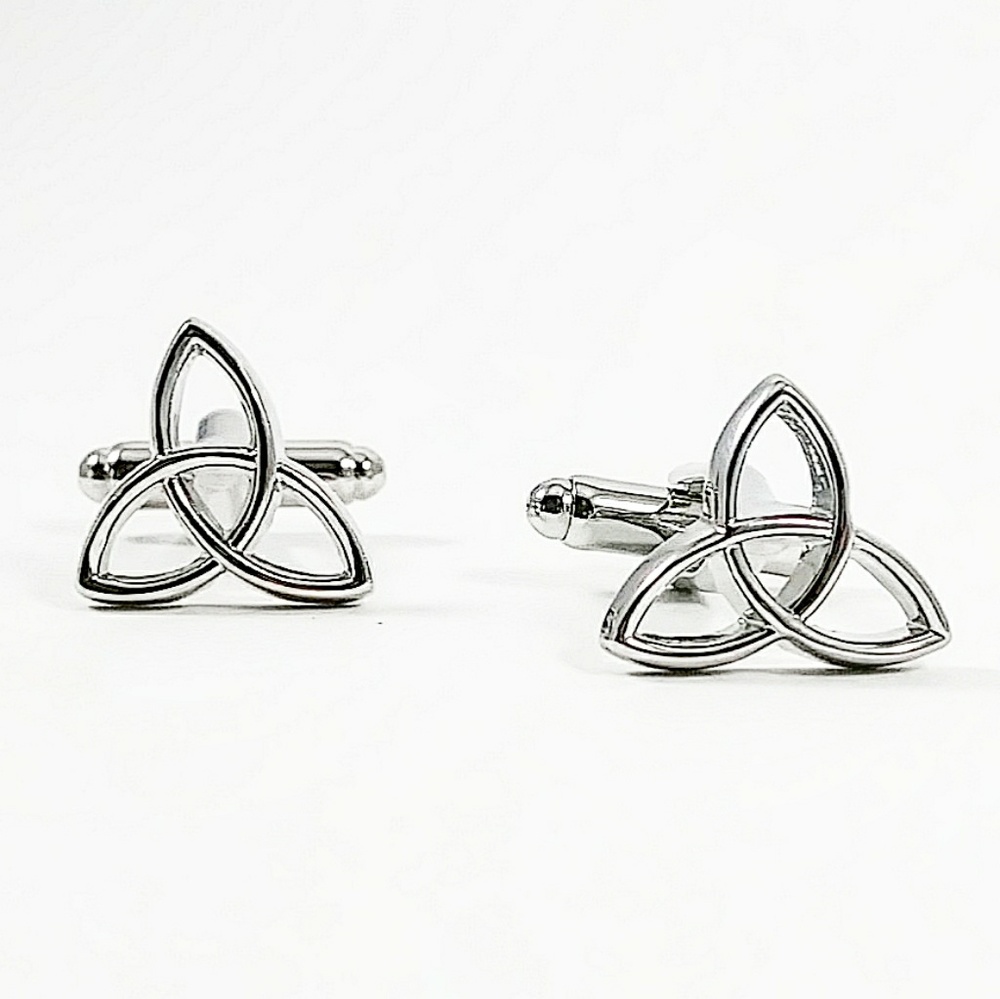 Men's Celtic Knot Cuff Links - Picture 2 of 4